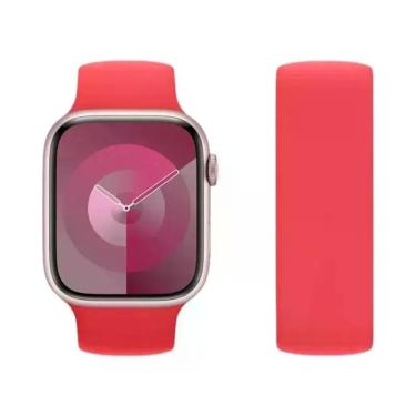 Imagem de Pulseira De Silicone Solo Loop Para Apple Watch De 44mm 45mm 46mm 49mm