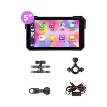 Imagem de Tela GPS À Prova d'Água Para Motocicleta De 5/7 Polegadas Dual BT5.0 W