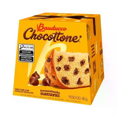 Imagem de Mini Chocottone Gotas de Chocolate Bauducco - 80g
