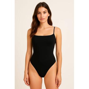 Imagem de Blusa feminina body basica alcinha sensual verão - KGENTE, Preto, M