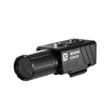 Imagem de RunCam Câmera de ação ScopeCam 2S Airsoft, vida útil da bateria de 210 minutos, pré-gravação, controle de aplicativo Wi-Fi, caixa de metal IP64 para Airsoft, esportes, vida selvagem, filmagem ao ar