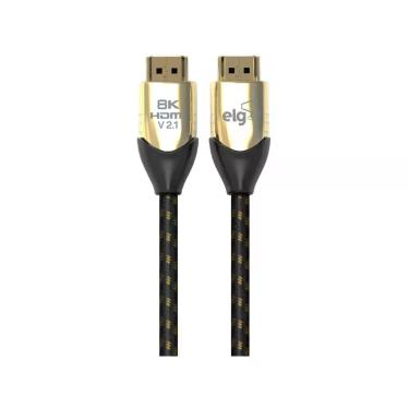 Imagem de Cabo HDMI 8K 2.1v 2m HS8K20 - 19 Pinos ELG