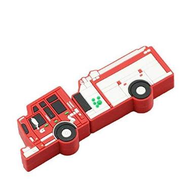 Imagem de Flash Drive de 64 GB Modelo de Caminhão USB 3.0 Drive Memory Stick Pen Drive Armazenamento de Dados Zip Drive Jump Drive Flash Stick USB Stick USB Flash Drive - Vermelho