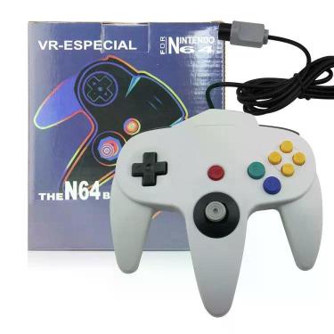 Imagem de Controle Para Nintendo 64 Manete N64 Joystick Branco - TechBrasil