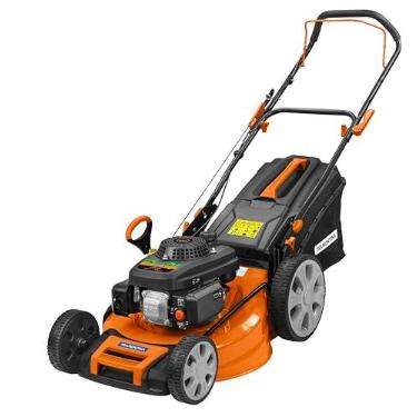 Imagem de Cortador de Grama a Gasolina Tramontina CC53M com Diâmetro de Corte de 530 mm Motor 159 cc Chassi Metálico e Recolhedor Rígido