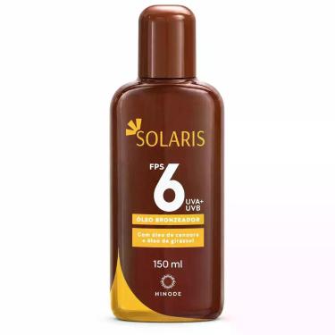 Imagem de Óleo Bronzeador FPS 6 Uva E Uvb Solaris 150ml - Hinode