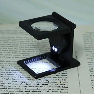 Imagem de Lupa de Bolso Dobrável 30X Lupa Portátil para Reparação de Computadores TelefônicosTablets/laptops e Periféricos, Ampliando