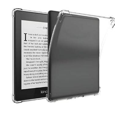 Imagem de Capa Para Kindle Paperwhite 12ª Geração e Kindle Colorsoft 7 Polegadas (SA569P, SA568B, SA58CB, SA59CP) - Transparente + Película Protetora