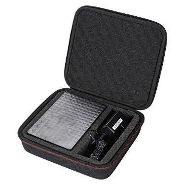 Imagem de LTGEM Capa rígida para Seagate Expansion 2TB 3TB 4TB 5TB 8TB 16TB 20TB 22TB 24TB Desktop Disco rígido externo USB 3.0 com espuma densa. Serve para cabo USB e carregador (preto)