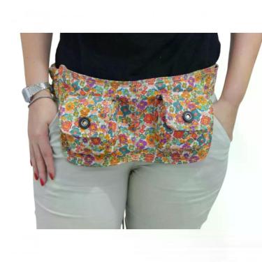 Imagem de Pochete Feminina Zup Bags Rave em Tecido Tamanho Único Cor Floral Feminino