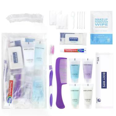 Imagem de Kit de Higiene Pessoal SLequipo 50 Unidades - Tamanho Viagem (a granel