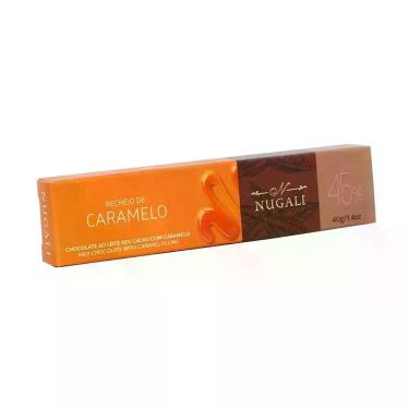 Imagem de Chocolate Com Recheio de Caramelo 45% Cacau Nugali 40g