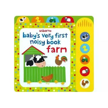 Imagem de Baby's very first noisy book farm - USBORNE - UK
