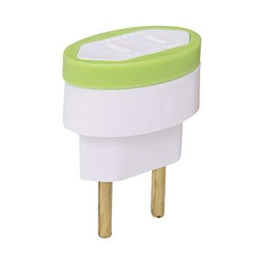 Imagem de ADAPTADOR PINO CHATO - 2 PINOS - 10 AMPERES / 250 VOLTS - BRANCO - DANEVA 1550