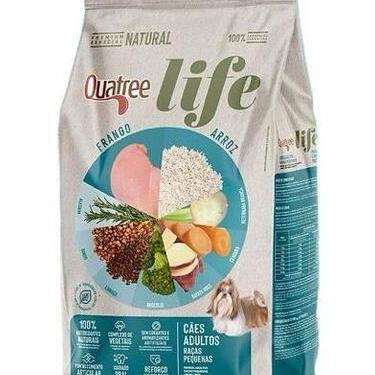 Imagem de Ração Quatree Premium Life Adultos Raças Pequenas 10,1 Kg