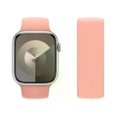 Imagem de Pulseira De Silicone Solo Loop Para Apple Watch De 44mm 45mm 46mm 49mm