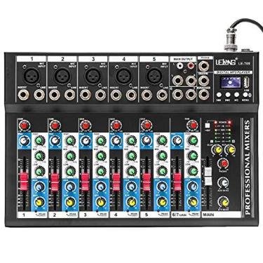 Imagem de Mesa De Som 6 Canais Mixer Bluetooth Mp3 Player Digital Usb