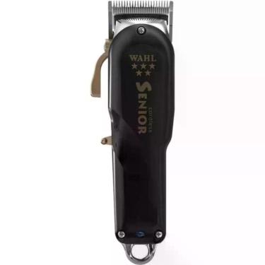Imagem de Máquina de Corte de Cabelo Wahl Senior Cordless Profissional Lâmina Ajustável sem Fio Alto Desempenho Preto Bivolt