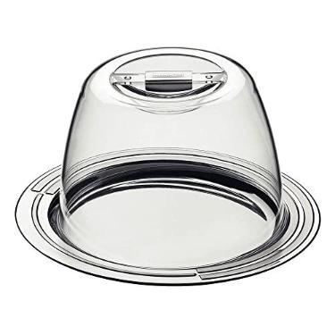 Imagem de Porta Queijo com 2 Peças, Prata, 20 cm, Tramontina