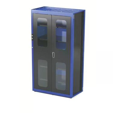 Imagem de Armário Smart System Com Visores Para Ferramentas Com 2 Portas E 5 Prateleiras Tramontina Pro Azul Tramontina