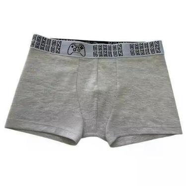 Imagem de Cueca boxer infantil - em cotton - TOP CATZ, Mesc banana, P