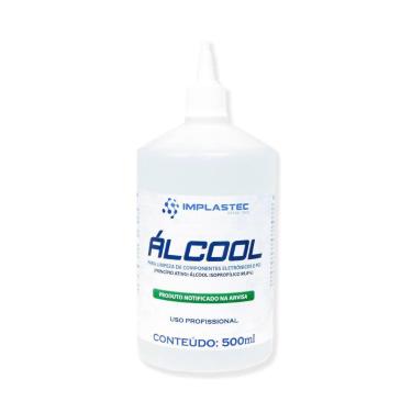 Imagem de Álcool para Limpeza de Componentes Eletrônicos e PCI 500ml - Implastec