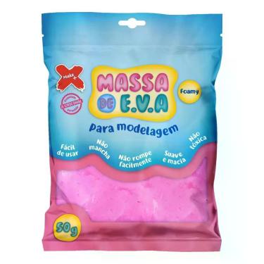 Imagem de Massa De Eva Para Modelagem 50g Make+ Rosa