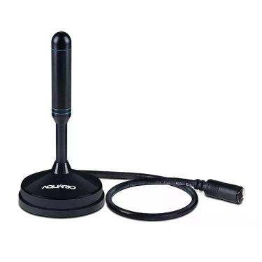 Imagem de Antena Digital HDTV 4 em 1 Aquário DTV-100 VHF-UHF-FM-HDTV Uso Interno Ou Externo com Cabo 2,5 Metros