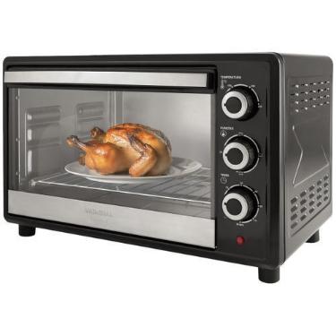 Imagem de Forno Elétrico 42L Family II Mondial Preto/Inox 1600W - FRN-42-B, Pret