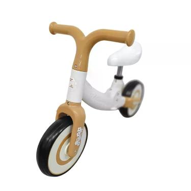 Imagem de Bicicleta de Equilíbrio Infantil sem Pedal Bege Assento Ajustável Idad