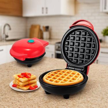 Imagem de Mini Waffle Elétrico Ideal Para Panquecas E Waffles 110V - RELET, 110V