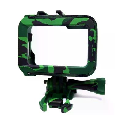 Imagem de Suporte Armação Moldura Frame Camuflado Verde GoPro Hero 8