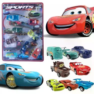 Imagem de Kit Carrinhos Coloridos Para Brincadeiras - Sports Car