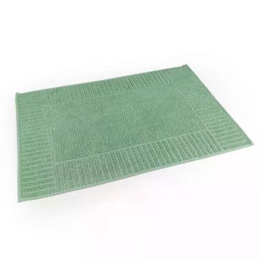 Imagem de Toalha De Piso Slim Gramatura 600g/m² Base Reforçada 01 Peça 100% Algodão - Pistache