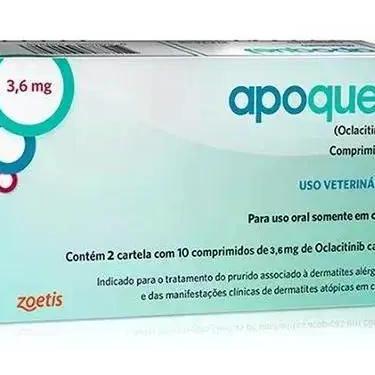 Imagem de Apoquel Zoetis 3,6mg Com 20 Comp Alivio Para Coceira Em Ate - Congratu