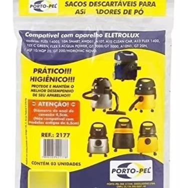Imagem de Kit Com 3 Sacos Para Aspirador Electrolux Flex S2177