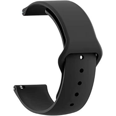 Imagem de Pulseiras NSmart compatíveis com Amazfit GTR 42MM / GTS/GTS 2 / GTS 2e / GTS 2 mini/GTS 3 / GTS 4 mini (Preta tipo apple)