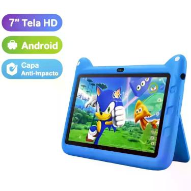 Imagem de Tablet Kids 7 Polegadas Com WiFi E Jogos Educativos Instalados - Sonic