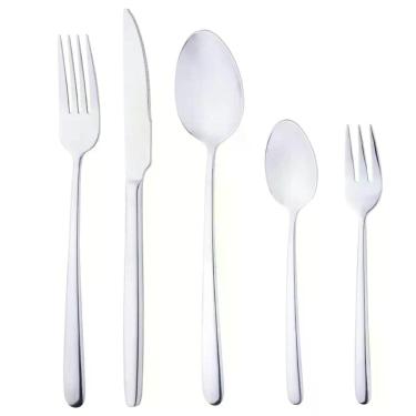 Imagem de Faqueiro Jogo de Talheres Kit 30 Peças Aço Inox Talher Mesa Wolff Luxo