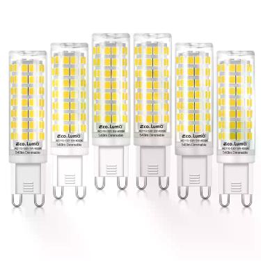 Imagem de Lâmpada LED Eco.Luma G9 6W 540lm 4000K regulável 110-130V, pacote com 