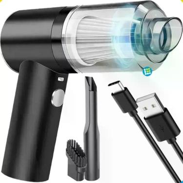 Imagem de Kit 2 Portátil Aspirador De Pó Bivolt Usb Recarregável 2025 - Art Hous