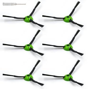 Imagem de Acessórios de peças de escova lateral de substituição para iRobot Roomba J&Combo Series J5/J5+ J6/J6+ J7/J7+ J8/J8+ J9/J9+ Combo i5/i5+ j5/j5+ j7/j7+ j9/j9+ Acessório de aspirador robótico, 6 escovas