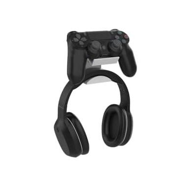 Imagem de Suporte De Parede P/ 1 Controle Xbox One, Ps4, Ps3 E Headset (Branco)