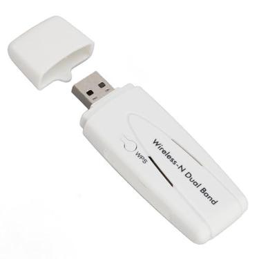 Imagem de Adaptador Wireless N de 300 Mbps, adaptador Wi-Fi USB de banda dupla 2,4G/5,8G, Ralink RT3572 Dongle Wi-Fi para Kali, Linux, Ubuntu, 7 8 8.1 10 32 64 bits, OS X 10.7 10.8 10.9 e TVs
