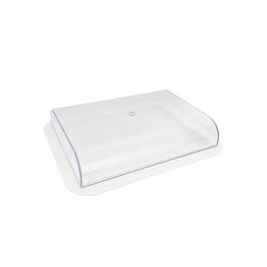 Imagem de Organizador De Geladeira Porta Frios Queijo Presunto Com Tampa Design 