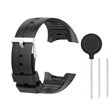 Imagem de Pulseira esportiva de silicone Meiruo para relógio de substituição para Polar M400/M430 (preto)