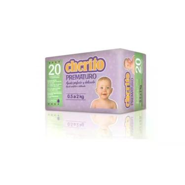Imagem de Fralda Infantil Cherito Prematuro 20 Unidades