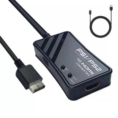 Imagem de Conversor WNNZVCC PS1 PS2 para HDMI RGB YPbPr