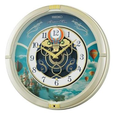 Imagem de Seiko Relógio de parede musical Melodies in Motion, Blue Skies