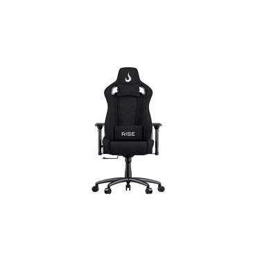 Imagem de Cadeira Gamer Rise Mode Z5, Ângulo Ajustável, Braço 4D, Preto, Tecido - RM-CG-Z05-BK-FBC